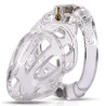  Cage de chasteté Beam 6 x 3cm Transparente